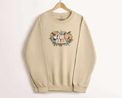 Fur Mama Sweatshirt, Sand