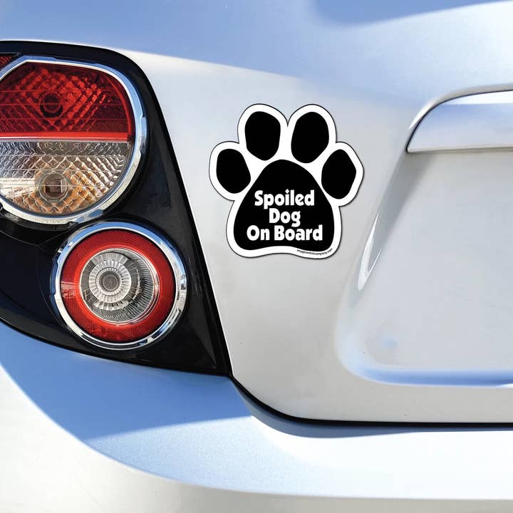 Car Magnet - Spoiled Dog On Board