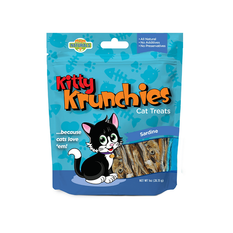 Kitty Krunchies Sardine Treats 1oz