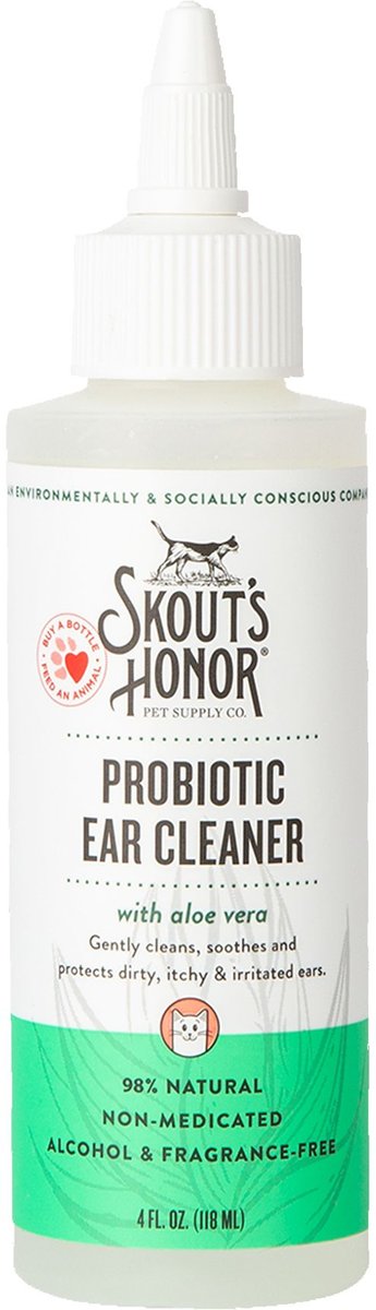 Skout's Honor Probiotic Cat Ear Cleaner (4oz)