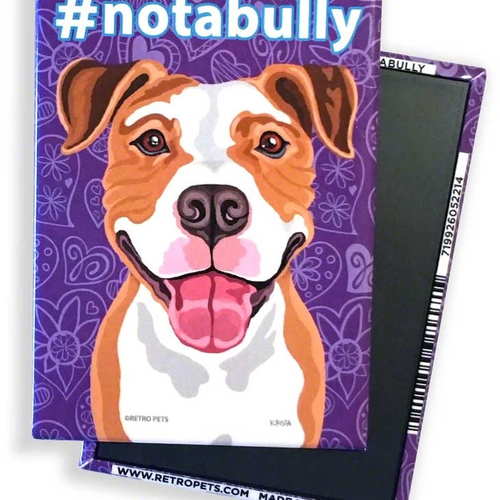 Dog Magnet - Pitbull Terrier "Not A Bully"