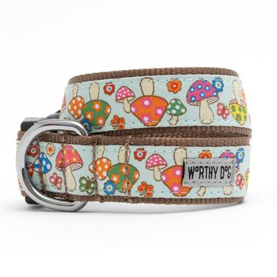 Mushrooms Dog Collar