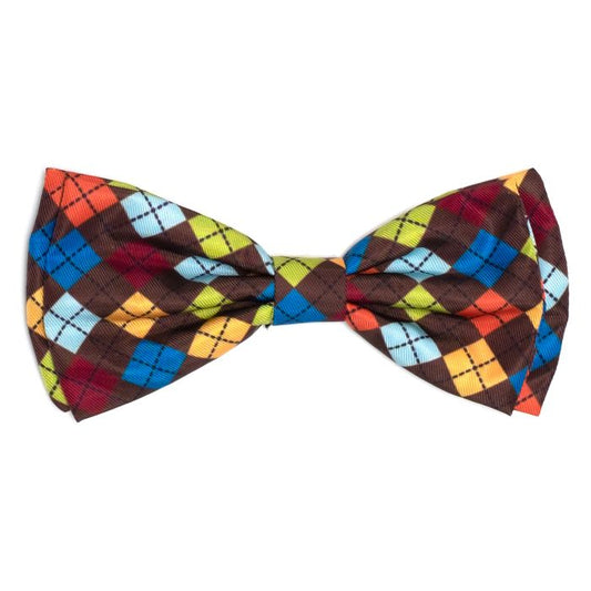 Autumn Arygle Bow Tie