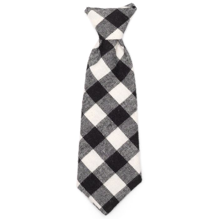 Black/Off White Buffalo Neck Tie