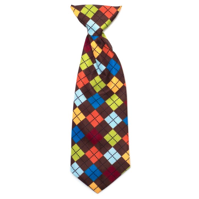 Autumn Argyle Neck Tie