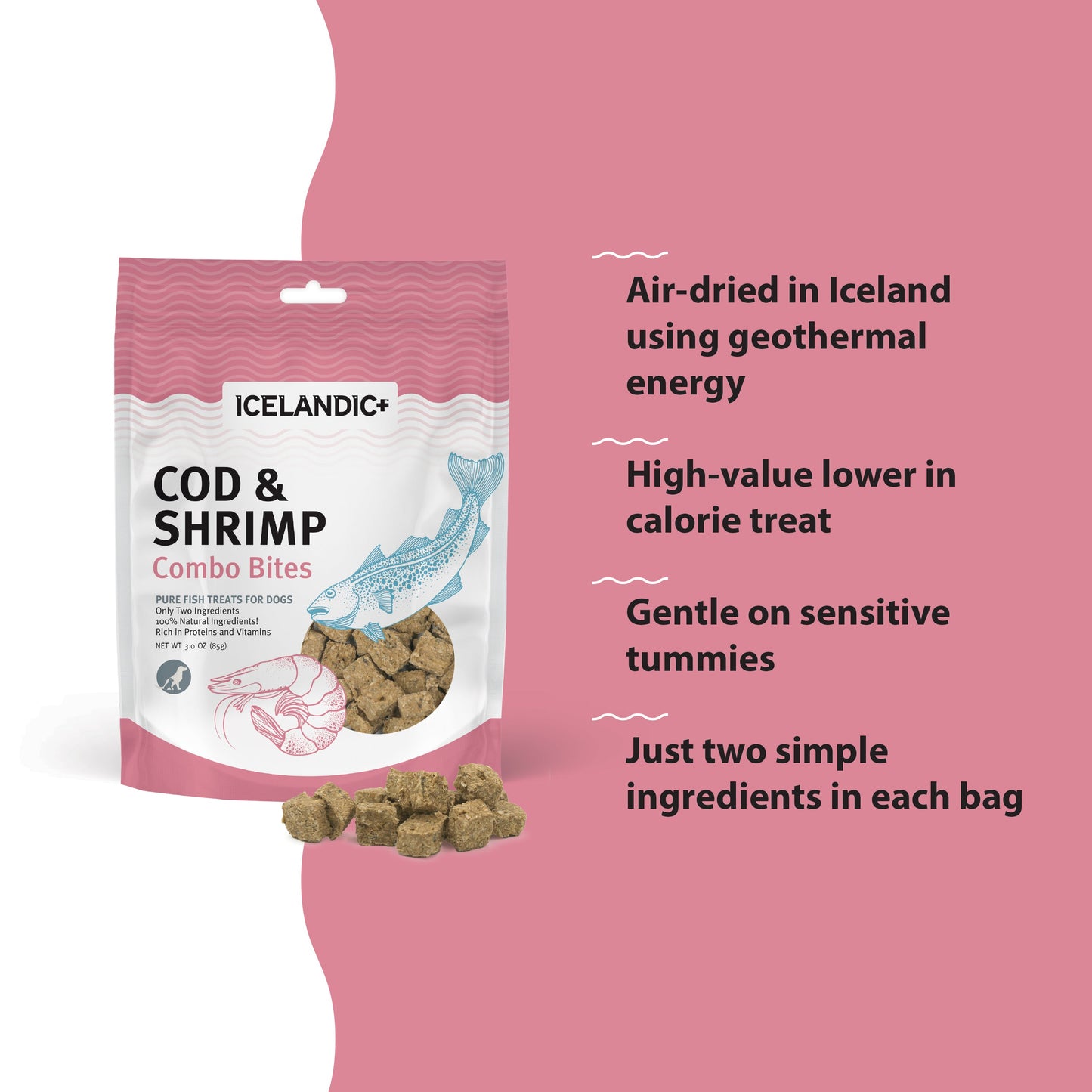 Icelandic+ Cod & Shrimp Combo Bites 3.5oz