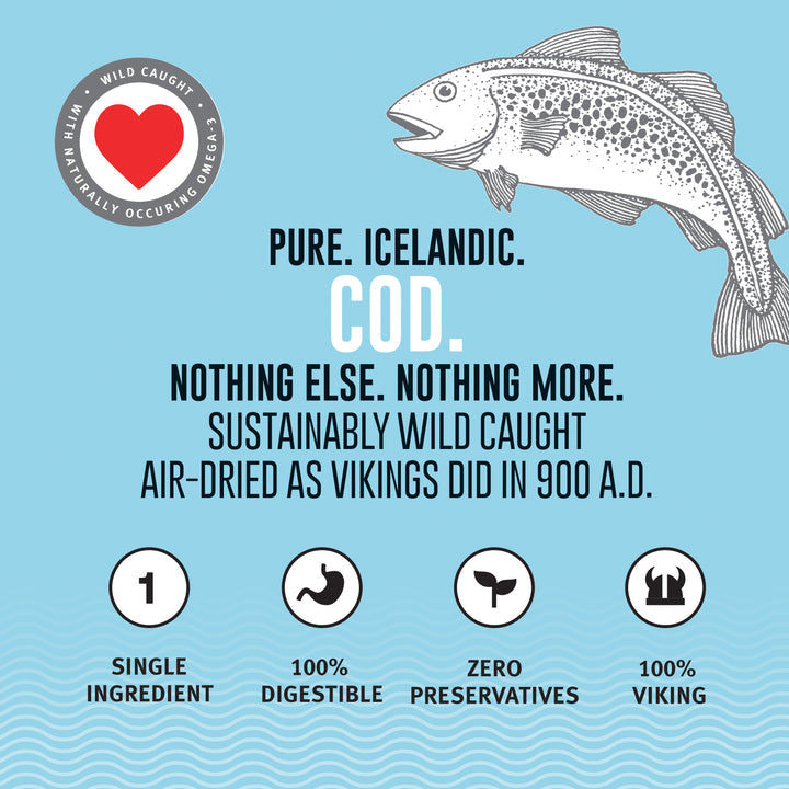 Icelandic+ Cod Skin Large Cube Dog Treat