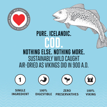 Icelandic+ Cod Skin Large Cube Dog Treat