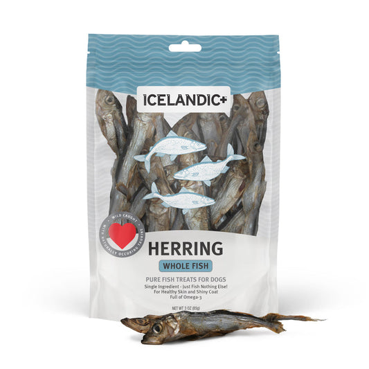 Icelandic+ | Herring Whole Fish Dog Treats 3oz-bag