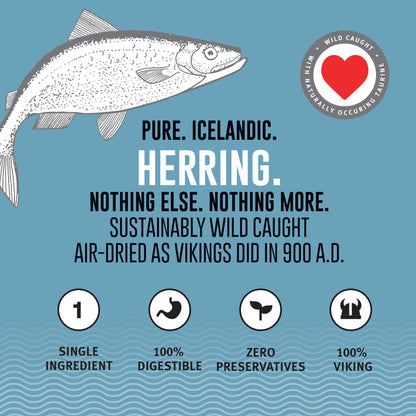 Icelandic+ | Herring Whole Fish Dog Treats 3oz-bag
