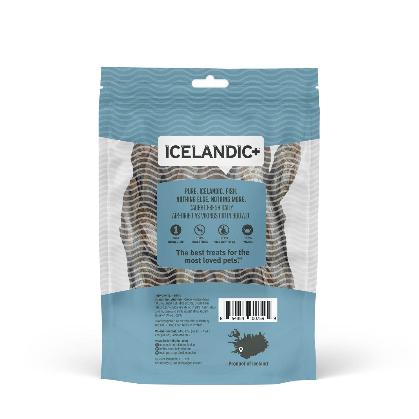 Icelandic+ Herring Whole Fish Cat Treats 1.5oz