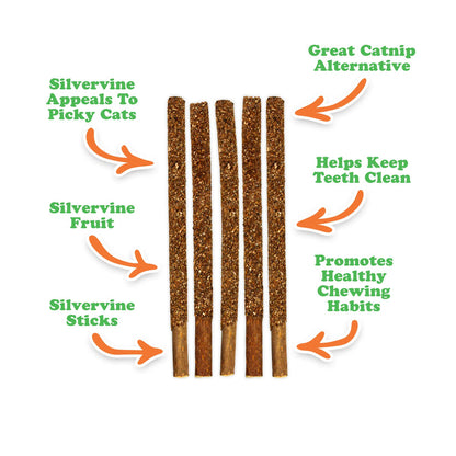 Meowijuana | Silvervine Fruit Sticks