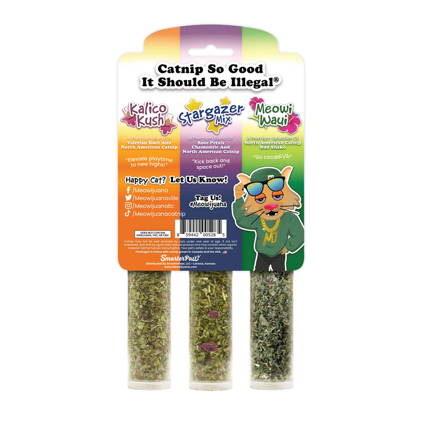 Meowijuana | Catnip Sampler 3 Pack
