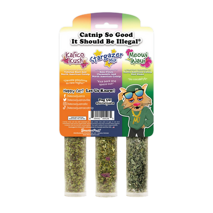 Meowijuana | Catnip Sampler 3 Pack