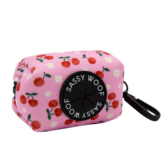 Dog Waste Bag Holder - Mon Cherry
