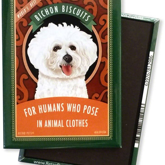 Dog Magnet - Bichon Frise "Bichon Biscuits"