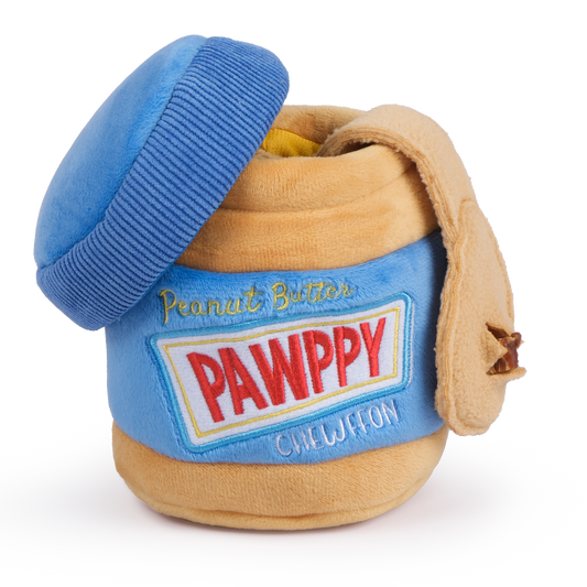 Peanut Butter Jar Snuffle Dog Toy