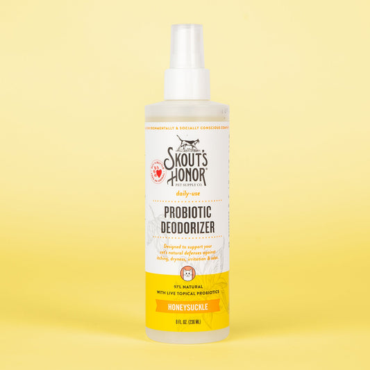 Skout's Honor Probiotic Cat Deodorizer - Honeysuckle (8oz)