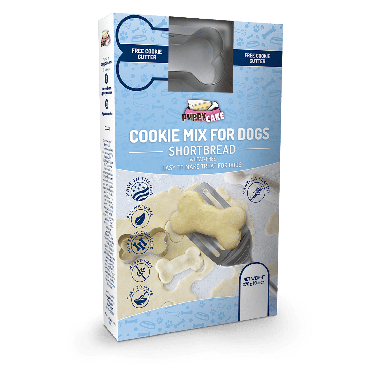 Shortbread Cookie Mix and Cookie Cutter (wheat-free)