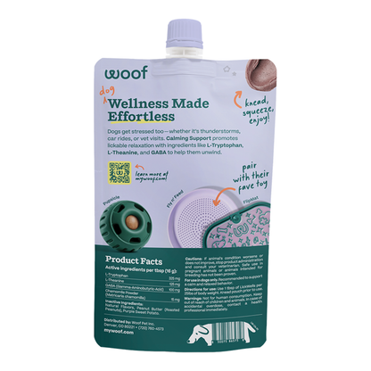 WOOF DOG LICKWELLS CALMING SUPPORT 12OZ