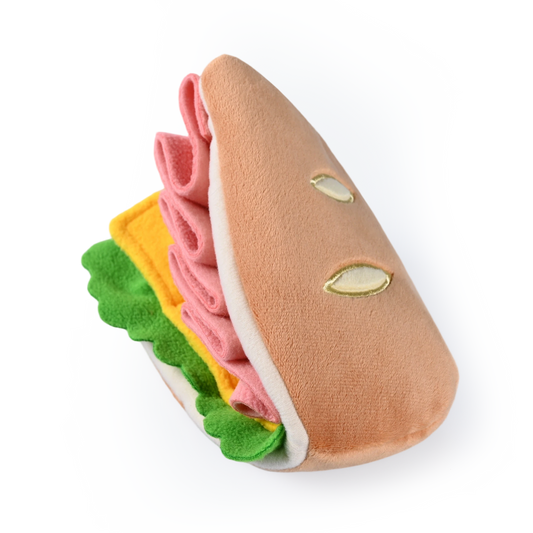 Half Sandwich Snuffle Plush Toy