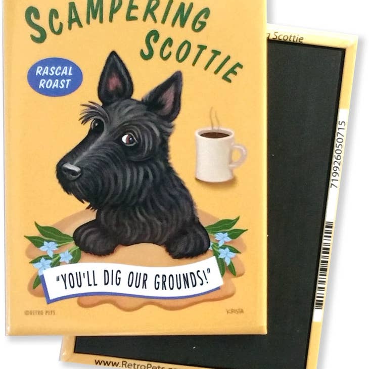 Dog Magnet - Scottie "Scampering Scottie"