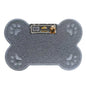Dining mat for pets - Gray, Bone Shape