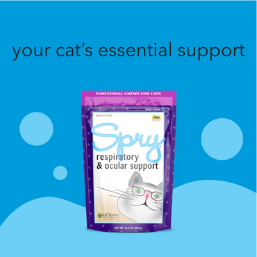 InClover Spry | Respiratory & Ocular Support Supplement Soft Chew for Cats