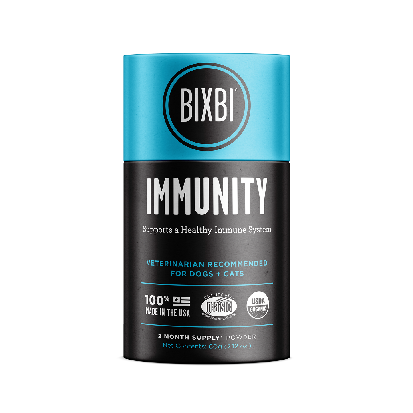 Bixbi Organic Pet Superfood Immunity Daily Dog & Cat Supplement 60g