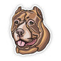 Dog Sticker -  Pitbull