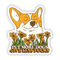 Dog Sticker - Pet More Dogs. Give Less Fu**s