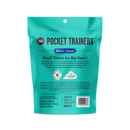 Bixbi Pocket Trainers - Bacon 6oz