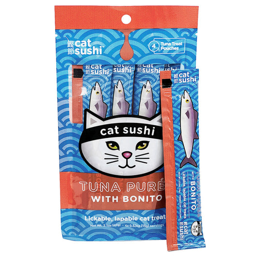 Cat Sushi Bonito puree with Tuna 4pk