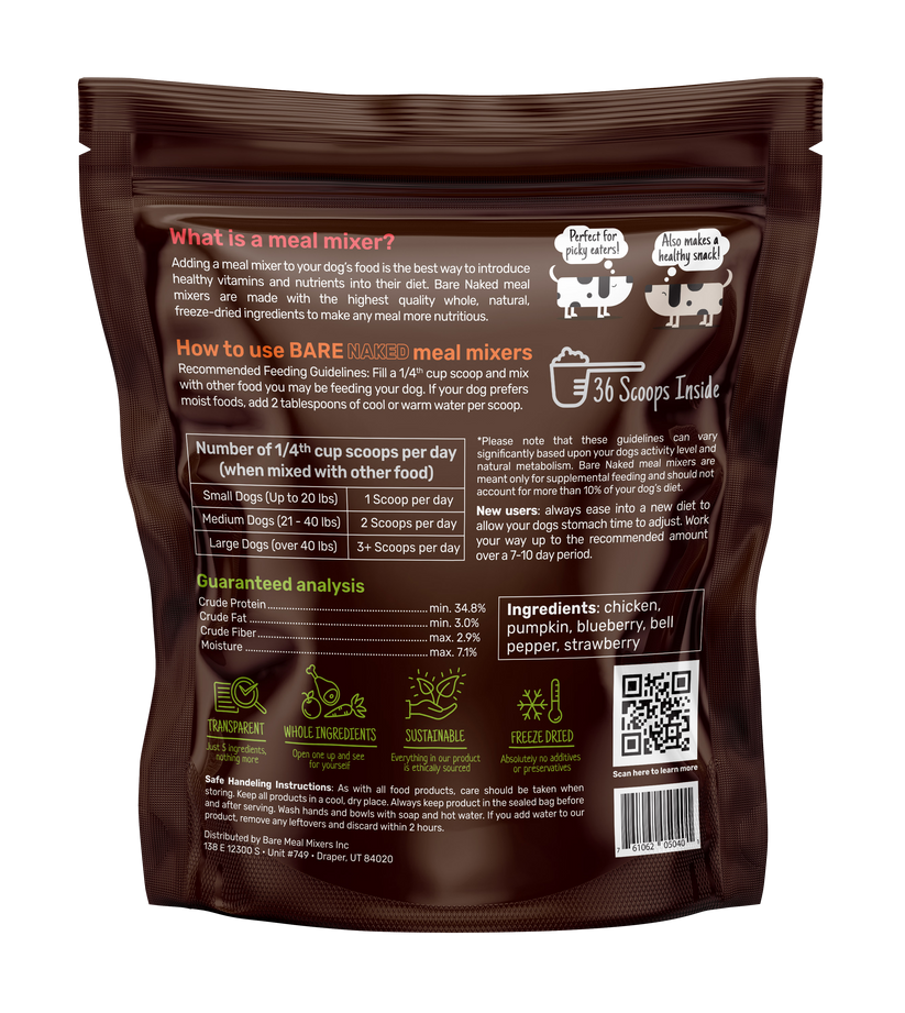 BareNaked Dog Food Meal Mixer - Chicken