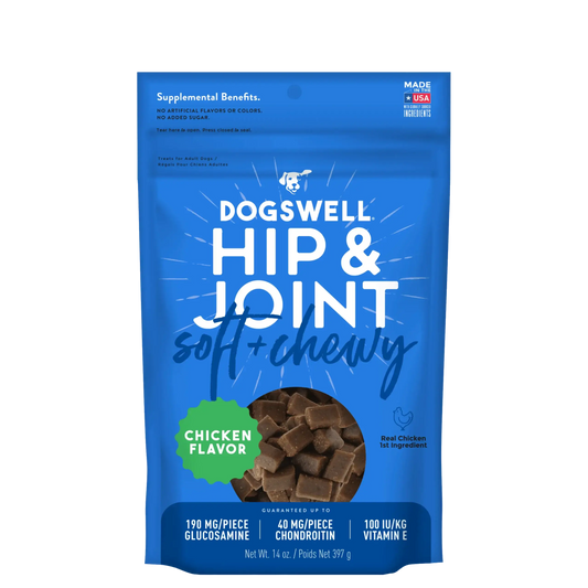 [Clearance 20%] Dogswell Hip & Joint Soft & Chewy Treats, Chicken14oz