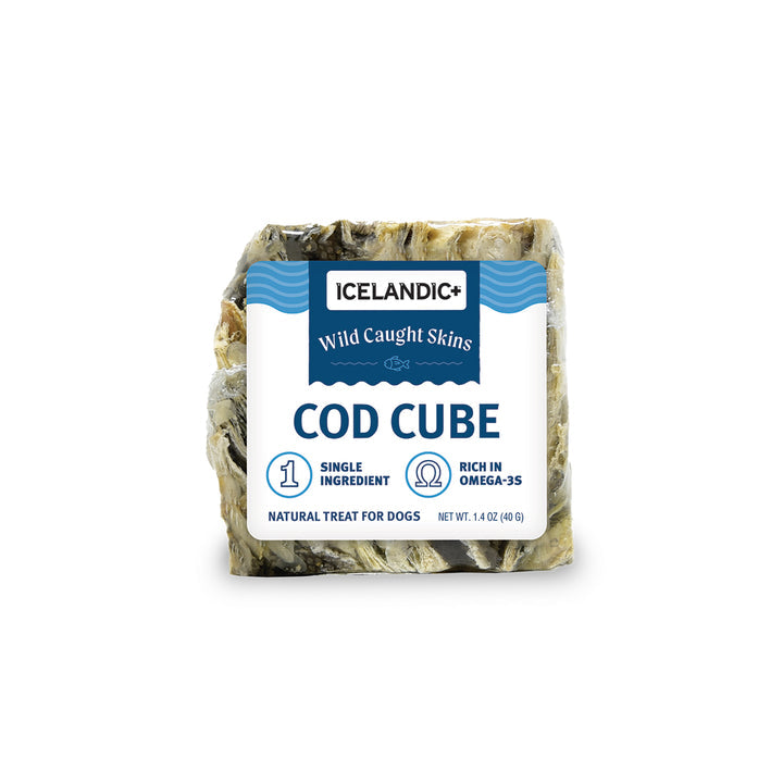 Icelandic+ Cod Skin Large Cube Dog Treat