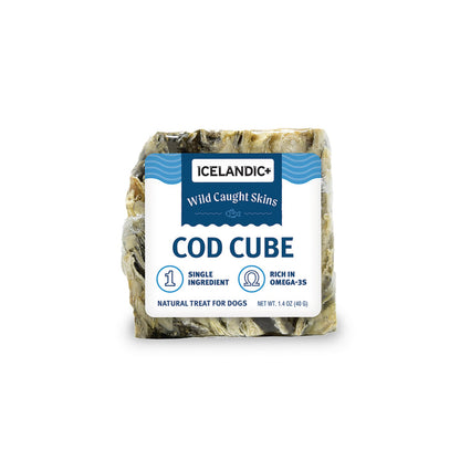 Icelandic+ Cod Skin Large Cube Dog Treat