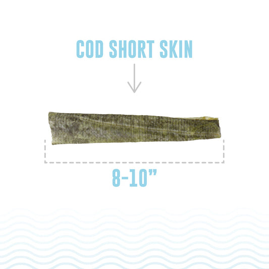 Icelandic+ Cod Short Skin Dog Chew