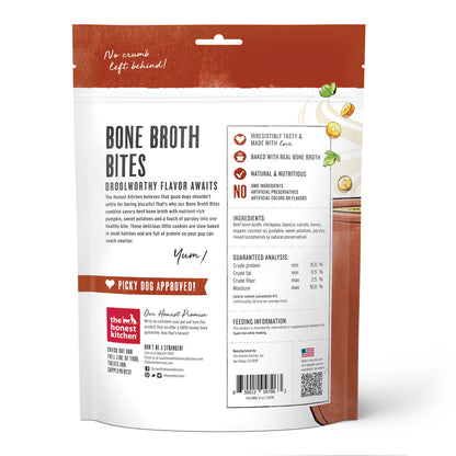 The Honest Kitchen Beef Bone Broth Bites With Sweet Potato 8oz