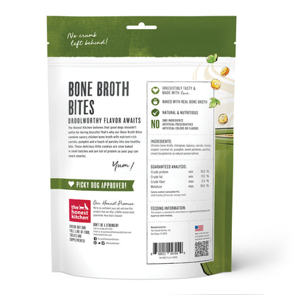 The Honest Kitchen Chicken Bone Broth Bites With Carrots 8oz