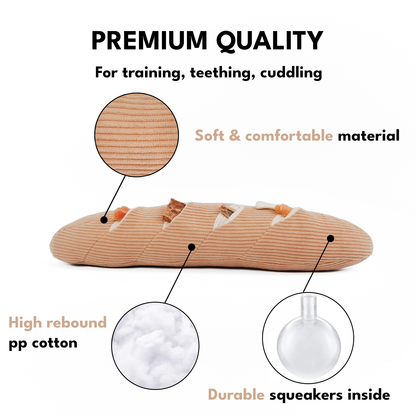 Baguette Dog Toy