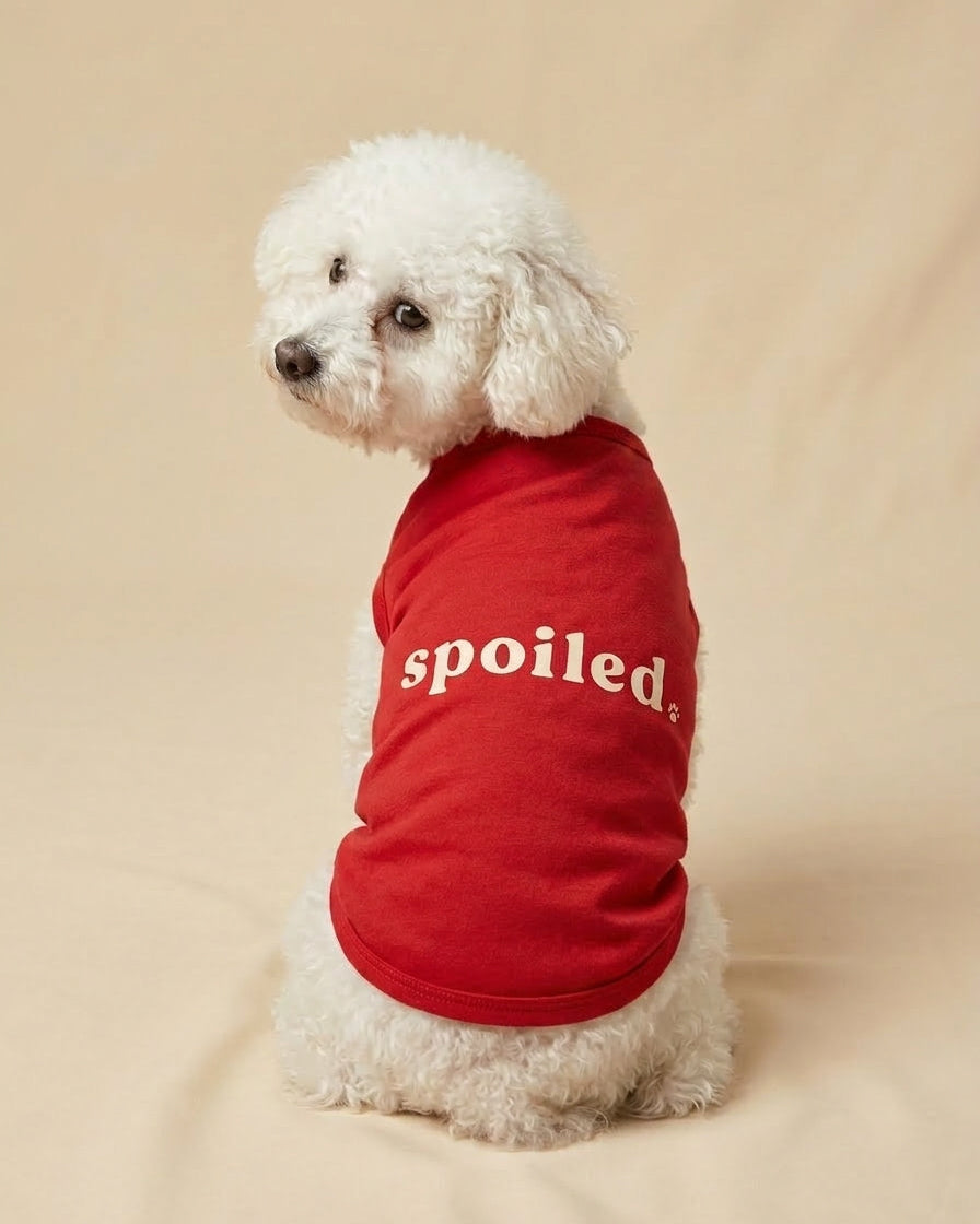 Spoiled Pet Tee Red
