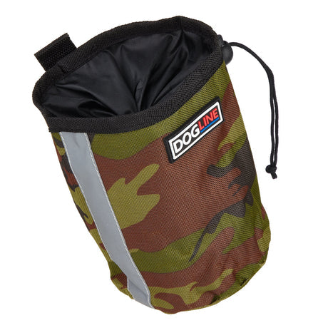 Beta Treat Pouch with Built-In Waste Bag Dispenser, Camo Green