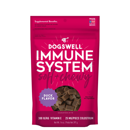 Dogswell Immune System Soft & Chewy Treats, Duck 14oz