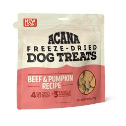ACANA Freeze-Dried Dog Treats, Beef & Pumpkin