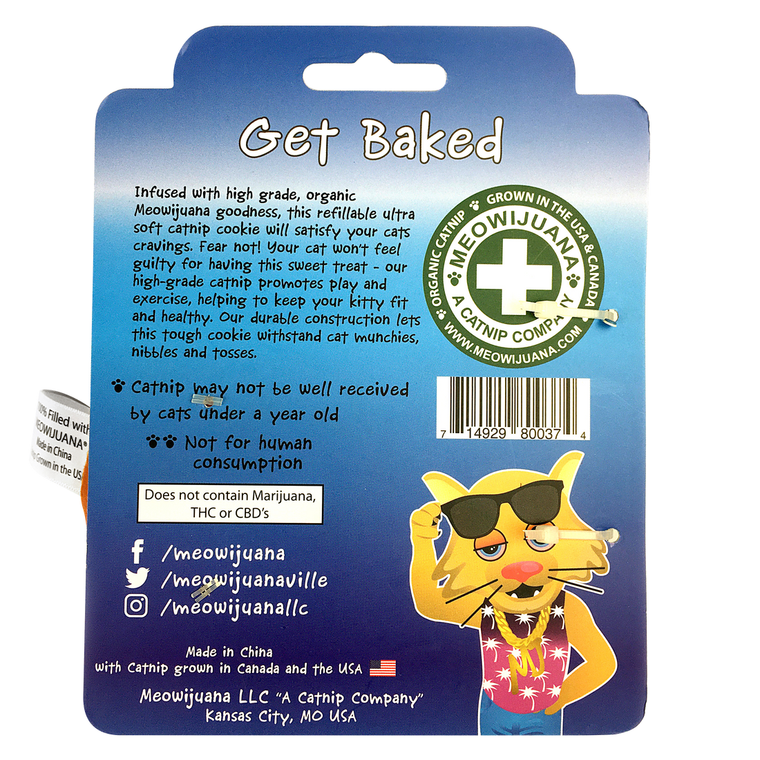 Get Baked Refillable Cookie