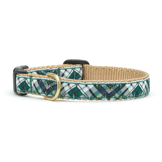 Gordon Plaid Small Breed Dog Collar