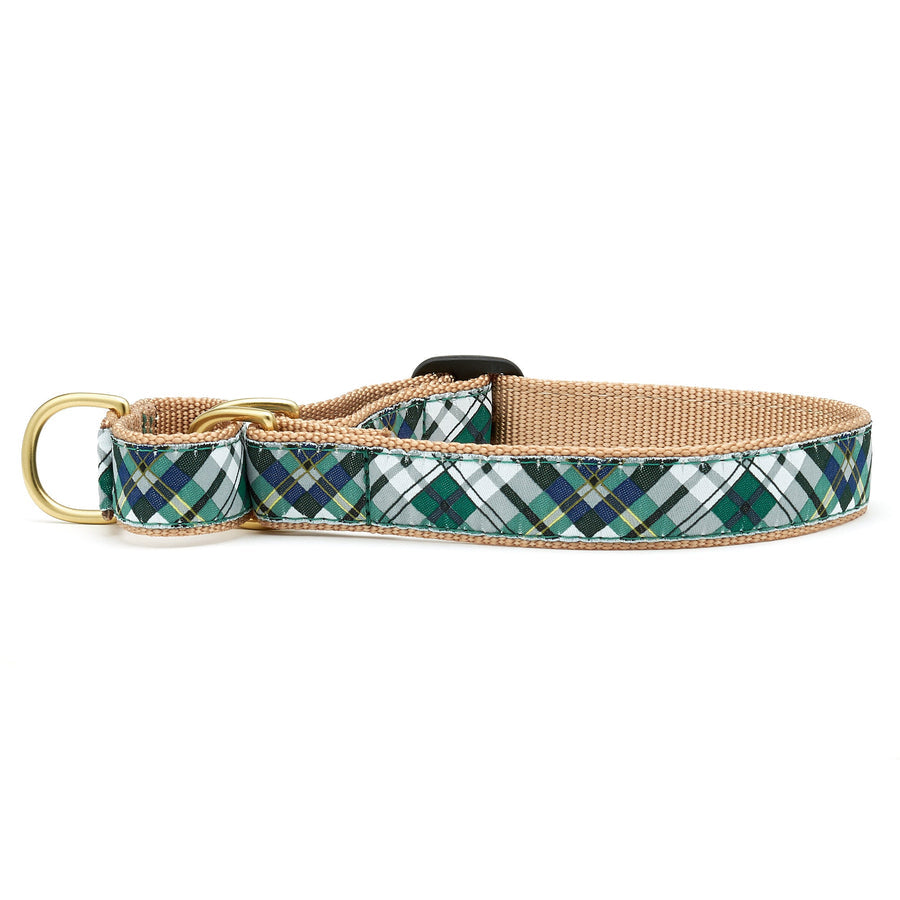 Gordon Plaid Martingale Dog Collar