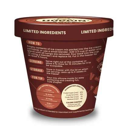 Hoggin' Dogs Ice Cream Mix - Bacon, Pint Size, 4.65 oz