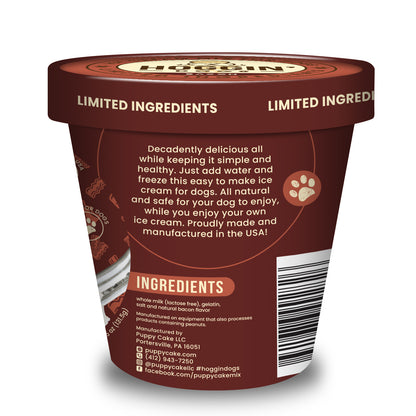 Hoggin' Dogs Ice Cream Mix - Bacon, Pint Size, 4.65 oz